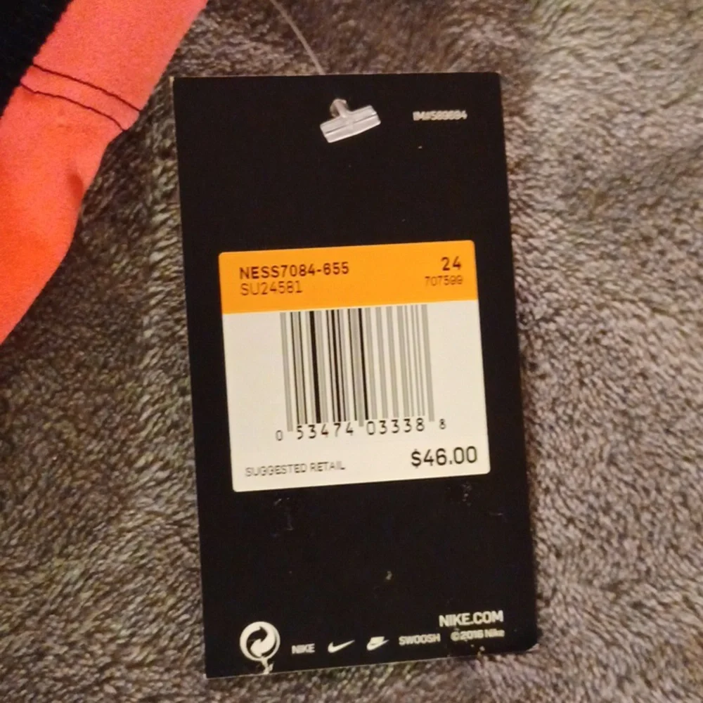 NIKE SWIM SHORTS PINK & BLACK SIZE 8-10 YEARS - Picture 4 of 5